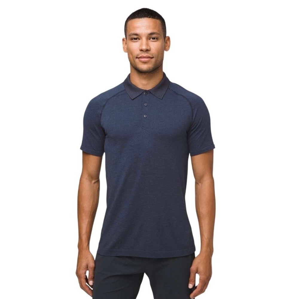 Lululemon Metal Vent Tech Polo 2.0Mineral Blue/True Navy (1st Release), Size S
